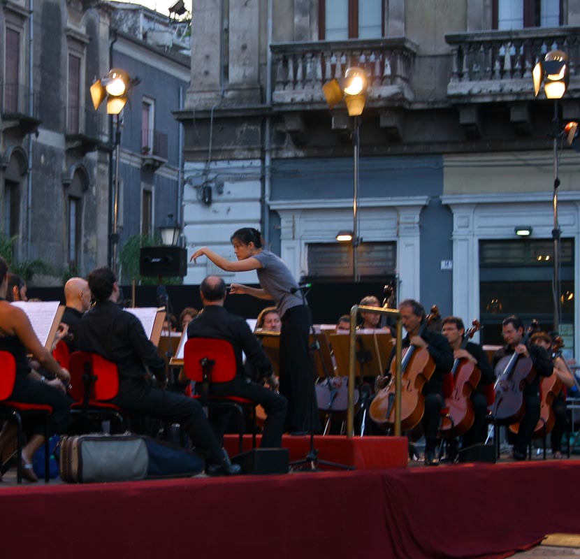 Image of musical event in Italy