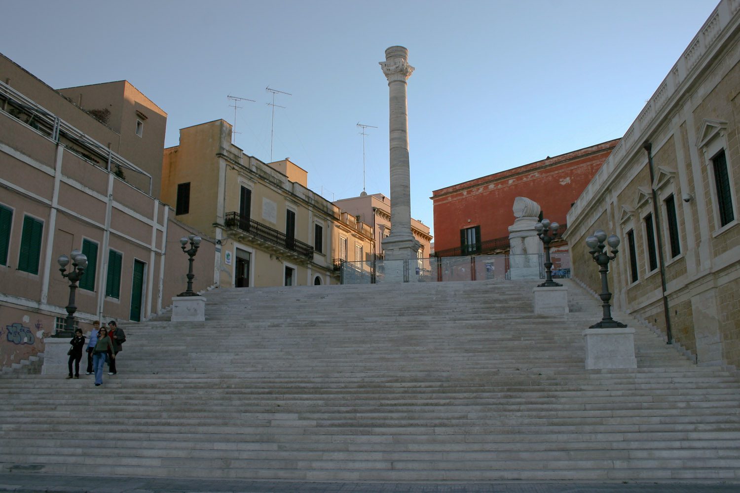 End of the Appian Way in Brindisi