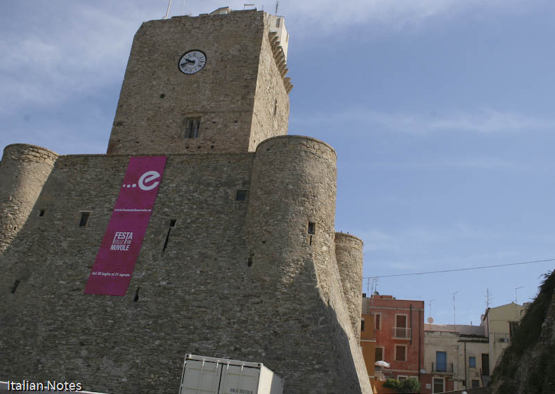 Photo of the castle in termoli italy