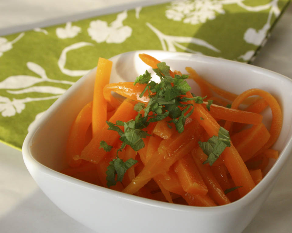 Sweet and sour carrots 