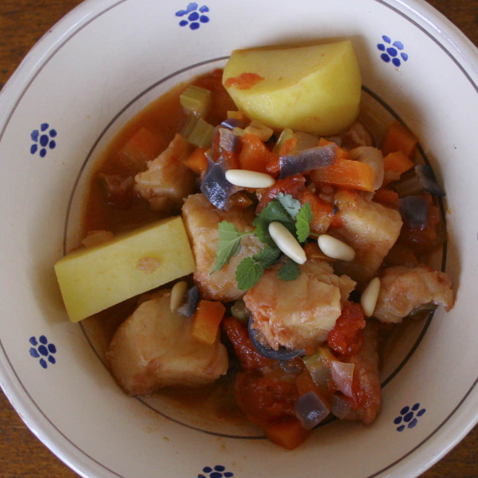 Stockfish with potatoes