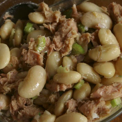 white bean and tuna salad
