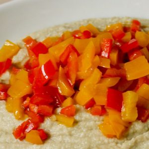 White bean dip with peppers - Italian Notes