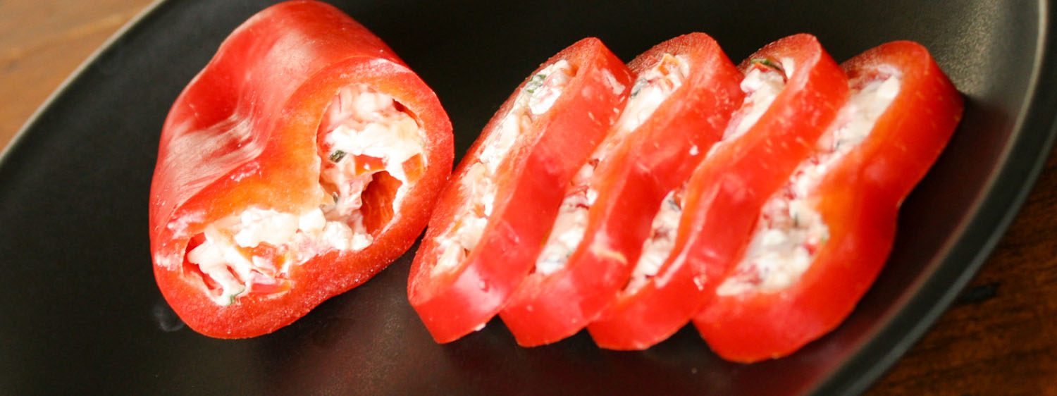 Photo of stuffed raw peppers - Italian Notes