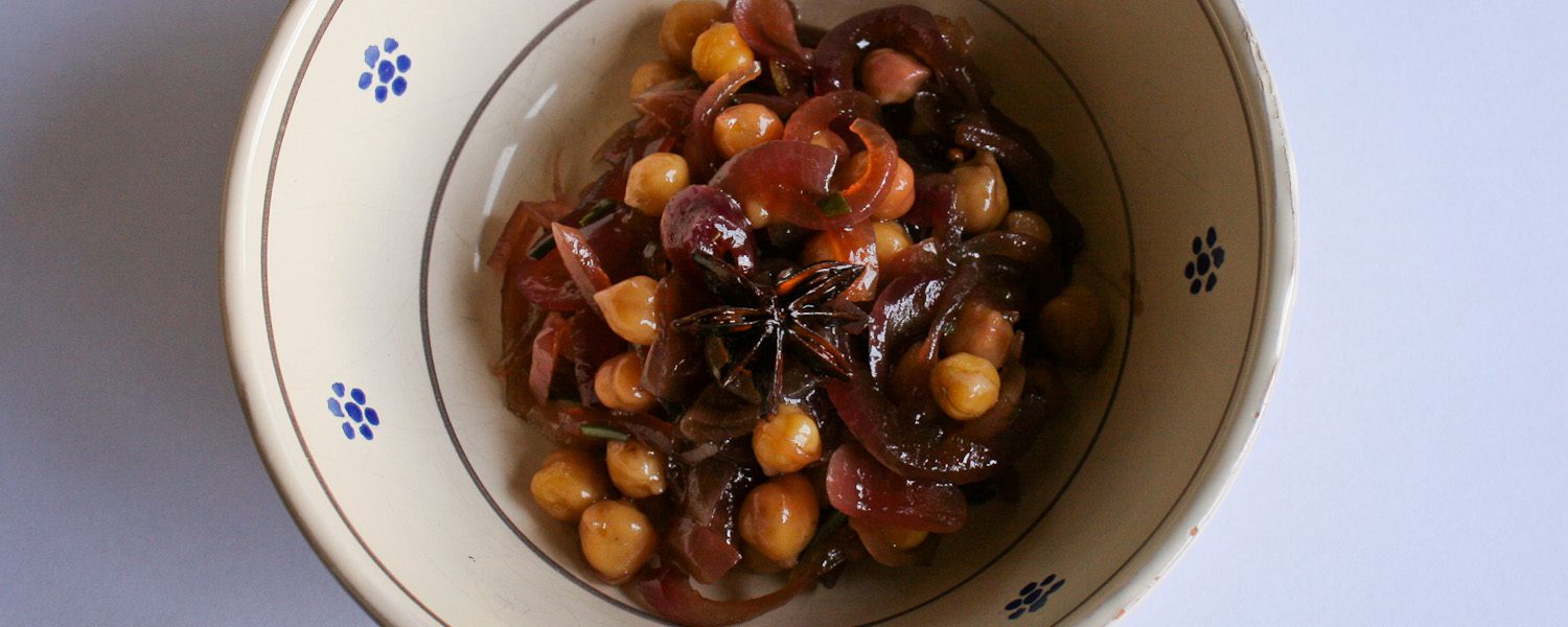 Chickpea and onion salad - Italian Notes