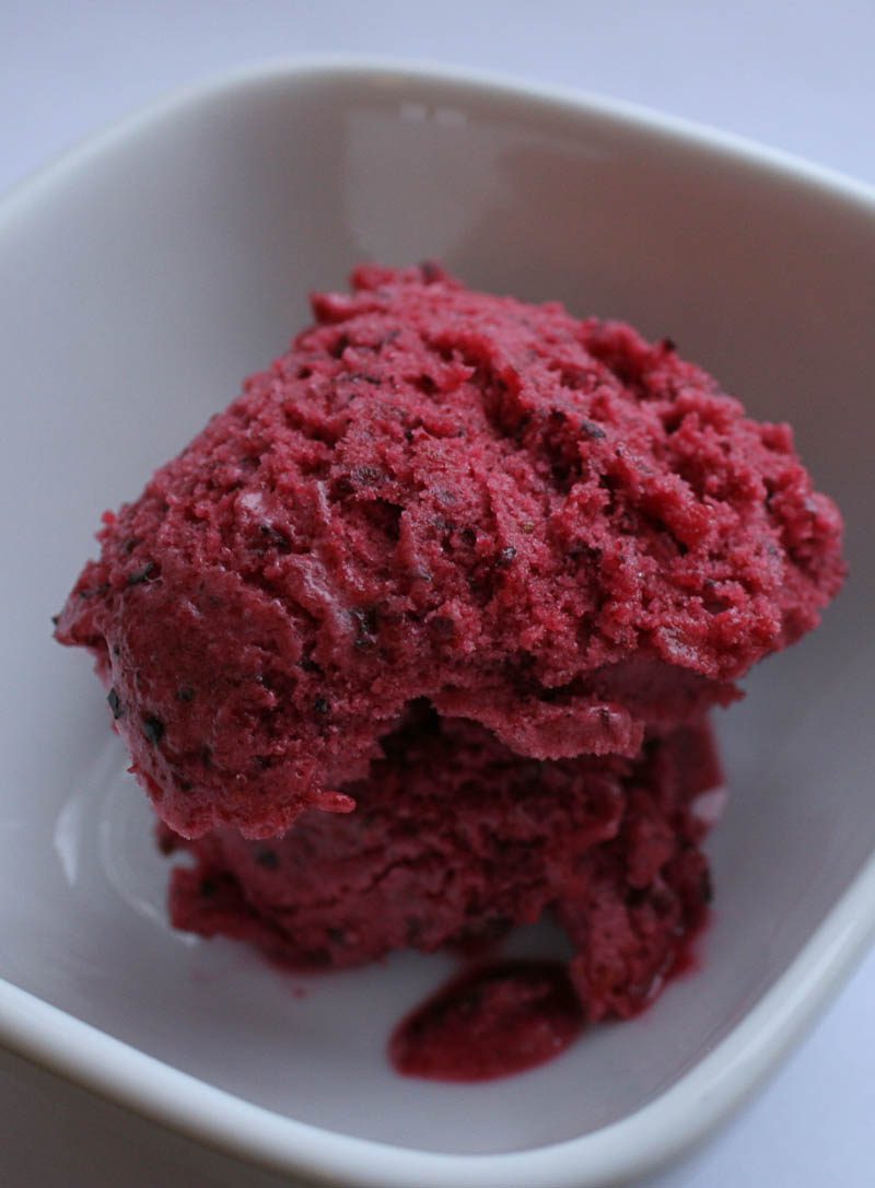 How to make forest fruit sorbet