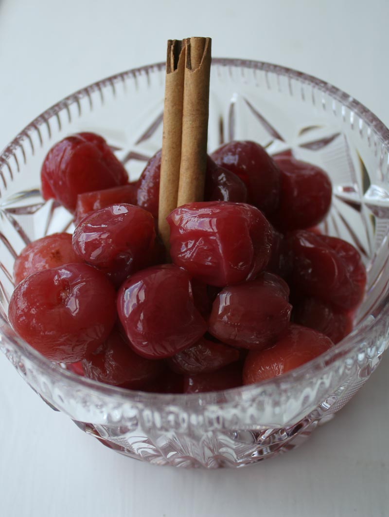 Marsala wine cherries
