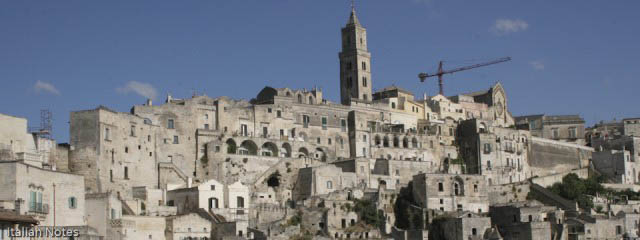 Photo of the Sassi district in Matera
