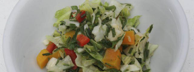 Salad with wild herbs - Italian Notes