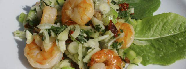 Sardinian prawn salad