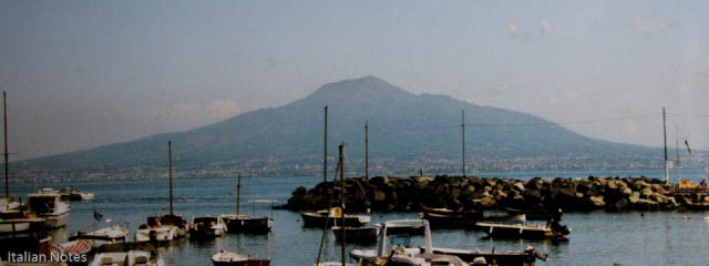 The eruption of Vesuvius