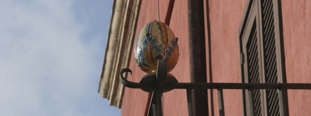Budding balconies in Grottaglie