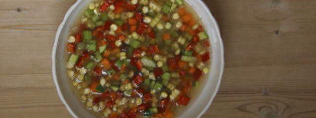 Chickpea and vegetable soup