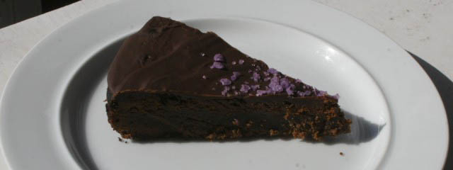 Chocolate almond cake