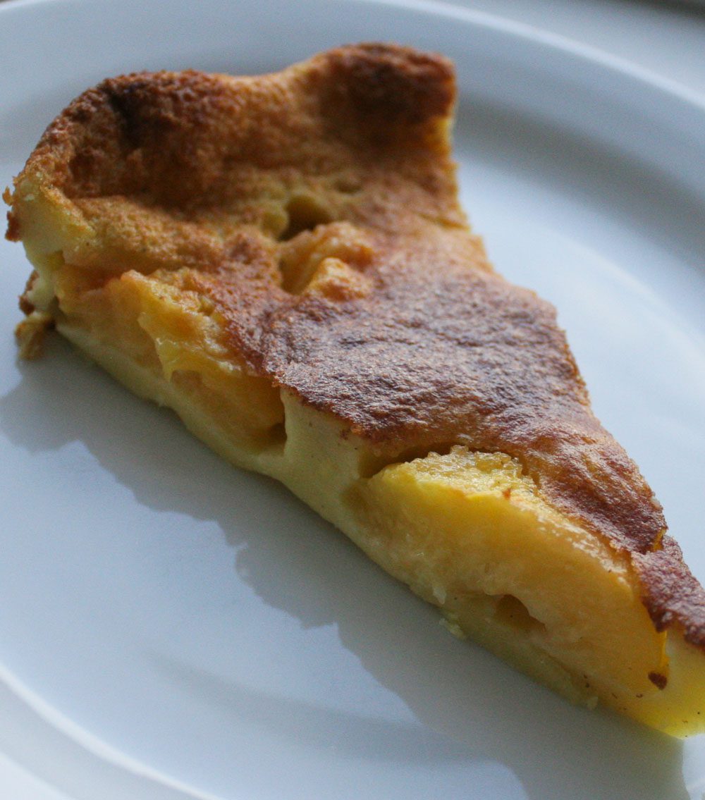 Clafoutis with peaches - Italian Notes