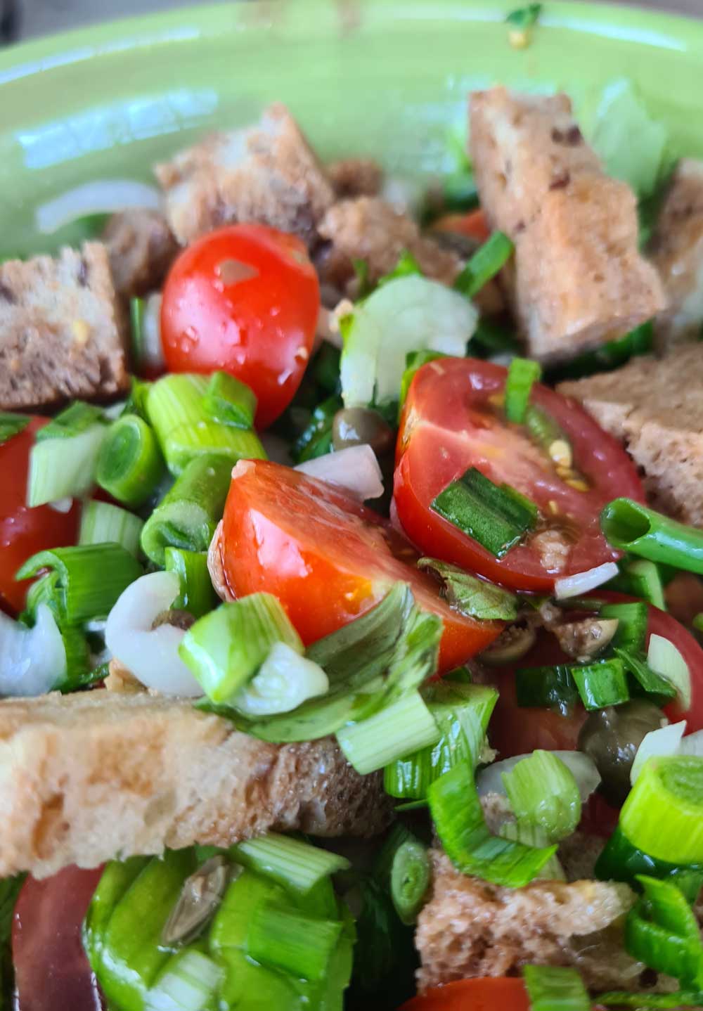 Tuscan panzanella bread salad