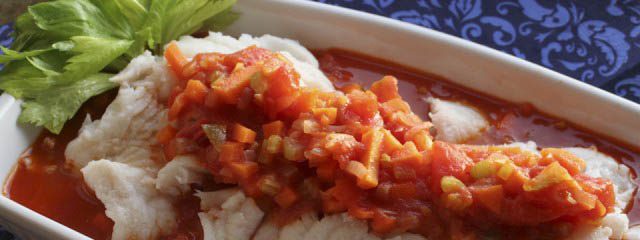white fish in tomato sauce - Italian Notes