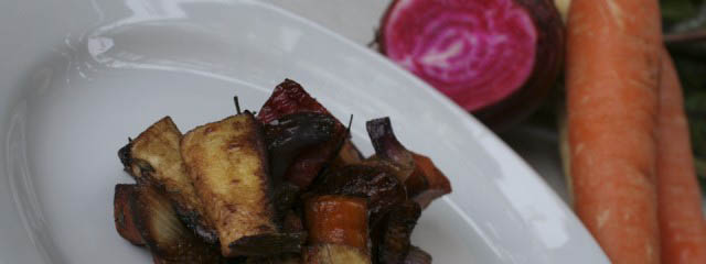 Photo of roasted root vegetables