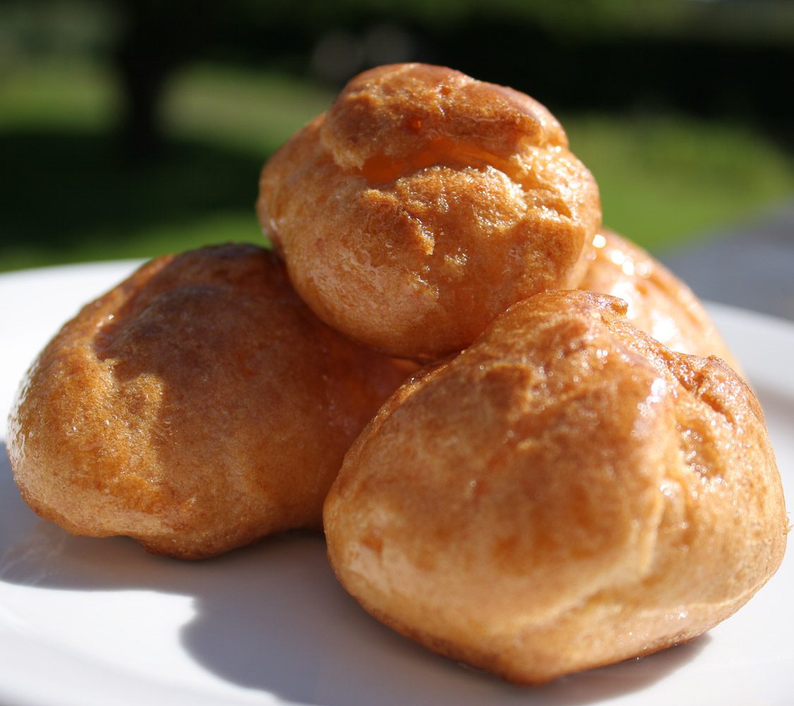 Caramel puffs - Italian Notes