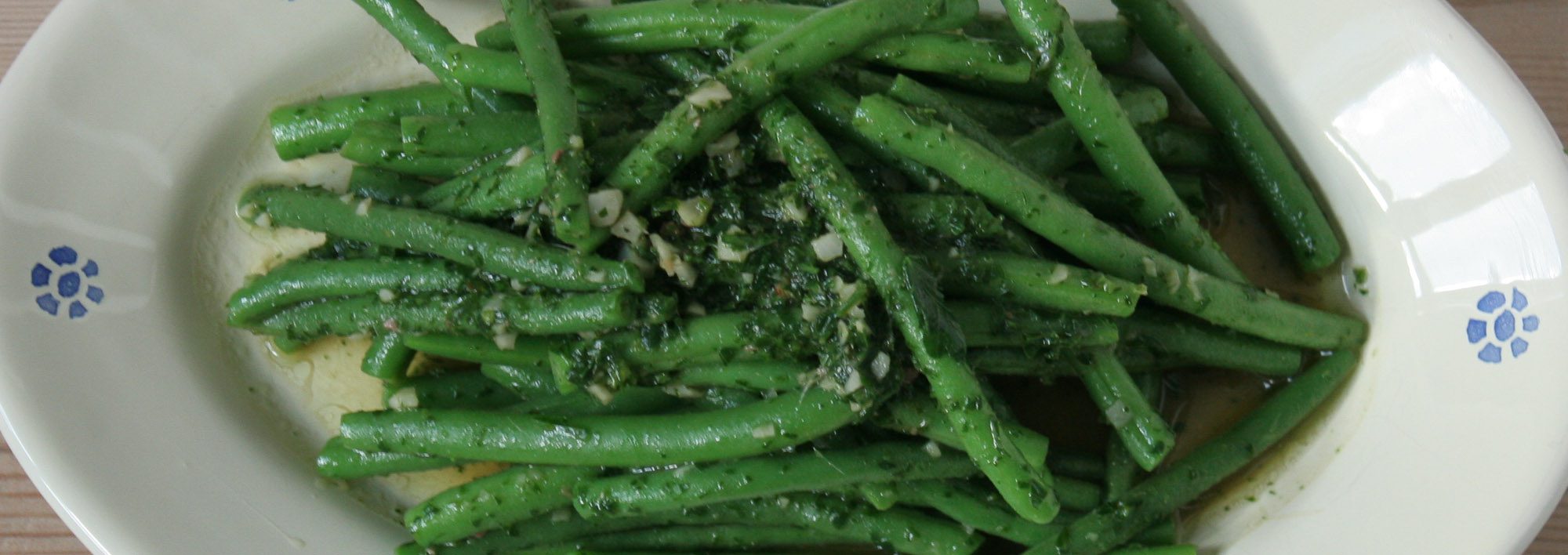 Green beans with anchovies - Italian Notes