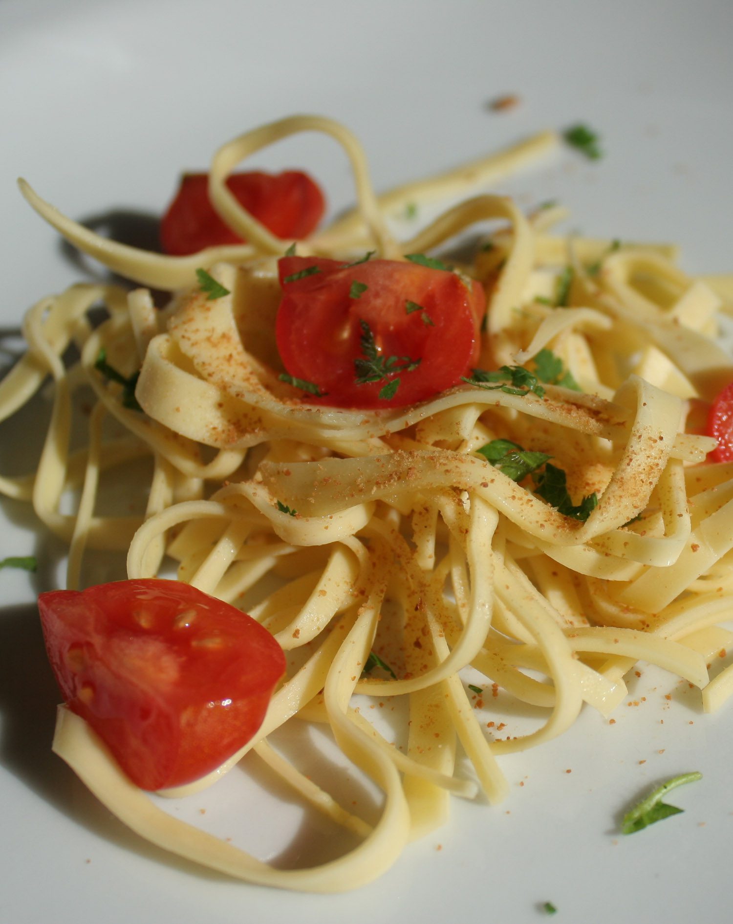 Linguine with bottarga