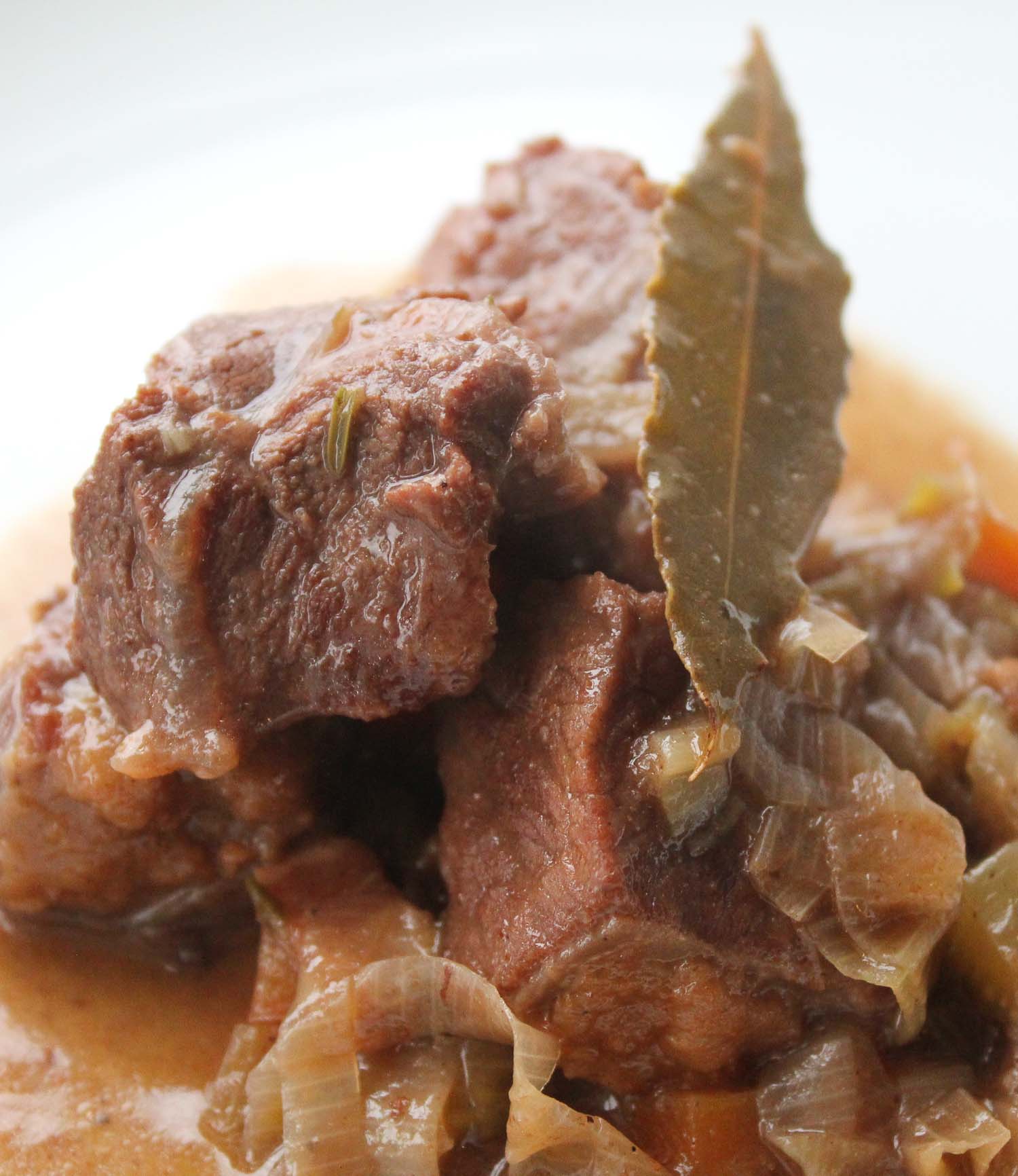 Slow cooked beef stew
