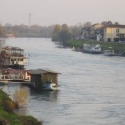 The Ticino river in Pavia