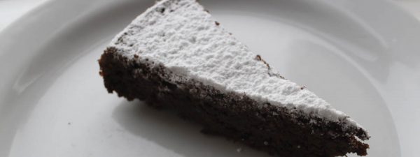 Chocolate marzipan cake