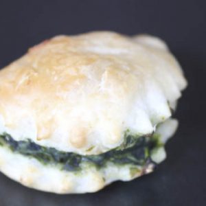 Panzerotti with spinach