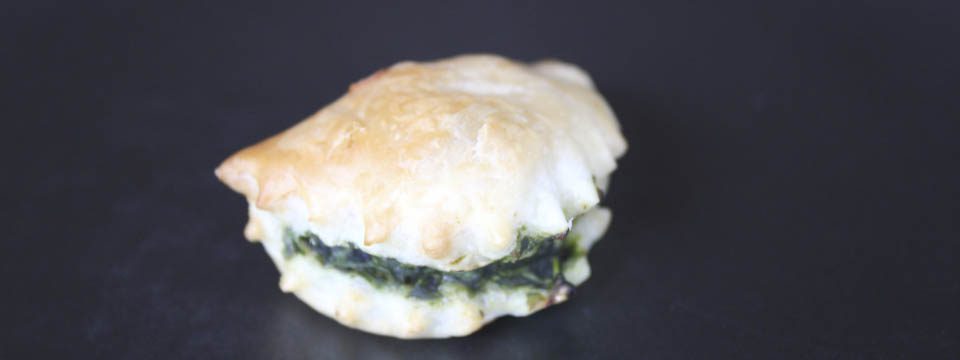 Panzerotti with spinach