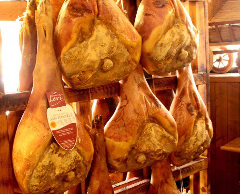 San Daniele del Friuli in italy is all about the ham