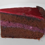 Chocolate blueberry cake