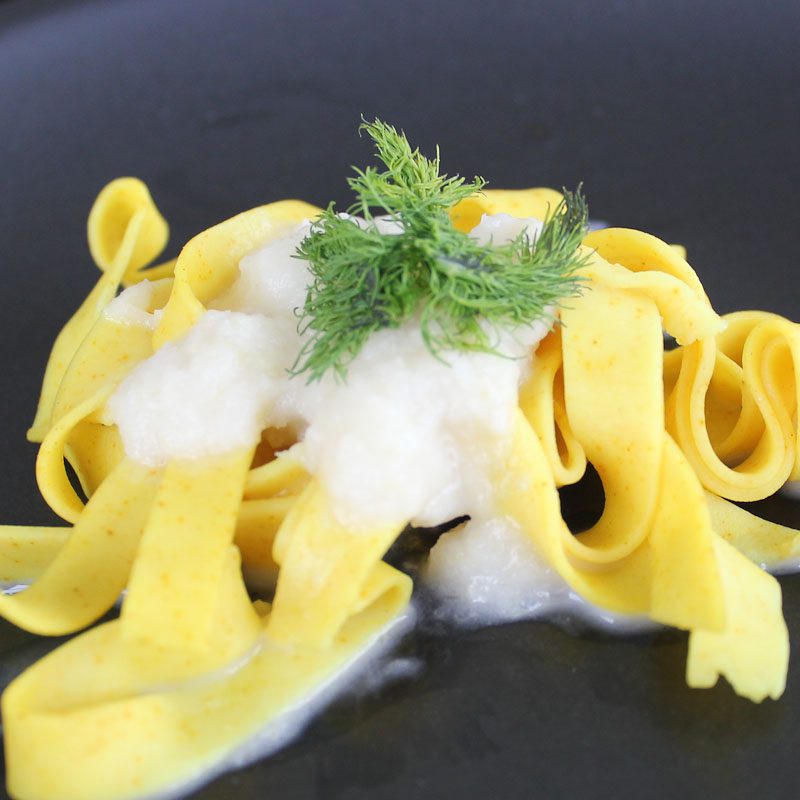 Photo of pasta with fennel cream