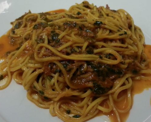 Photo of pasta dish at Lo Schiaffo Restaurant in Anagni