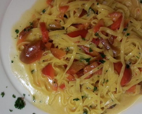 Photo of pasta dish at Lo Schiaffo Restaurant in Anagni