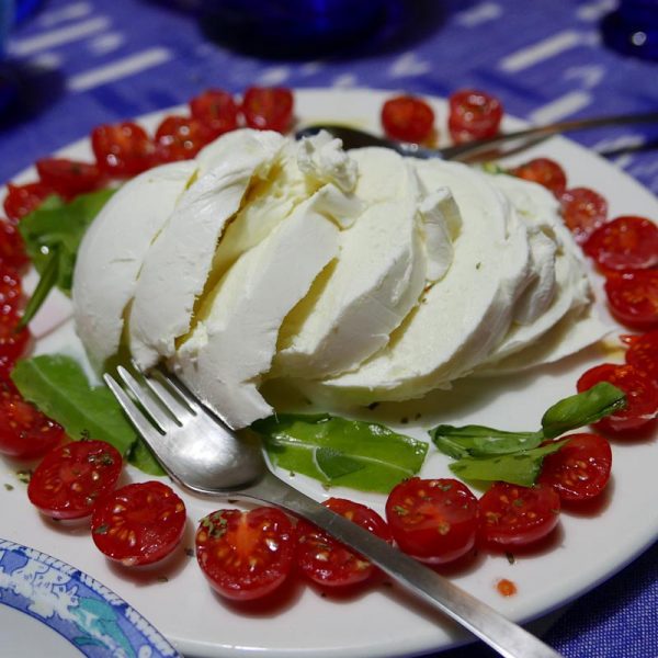 Photo of mozzarella dish served at my Italian friends