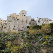 View of Sperlonga from the beach
