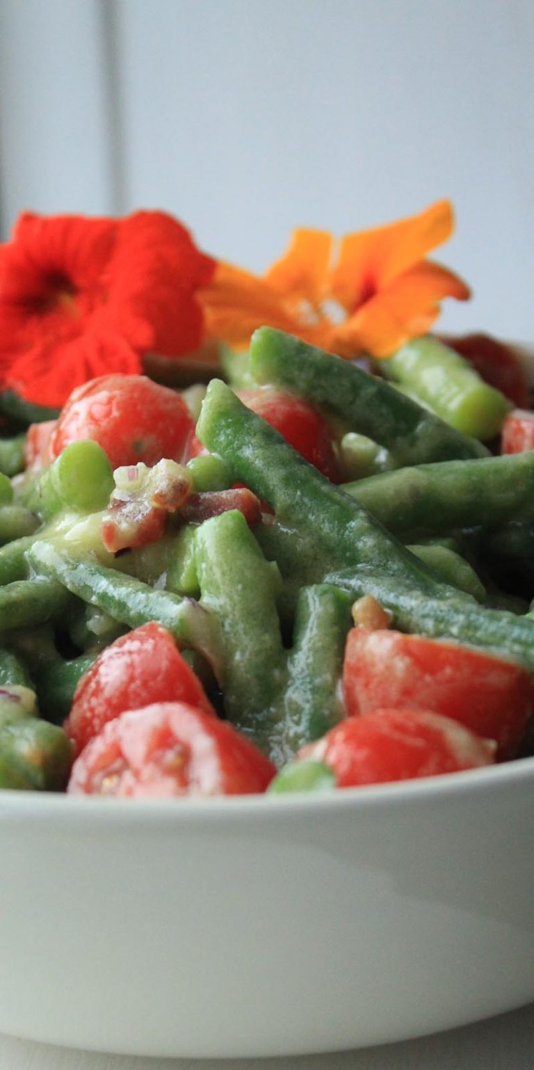 Green beans and tomato salad Italian Notes