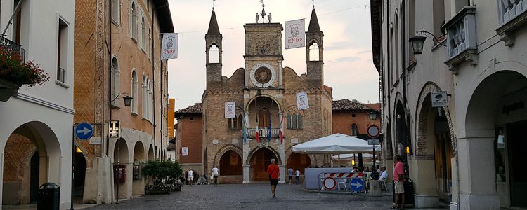 The Medieval town hall in Pordenone