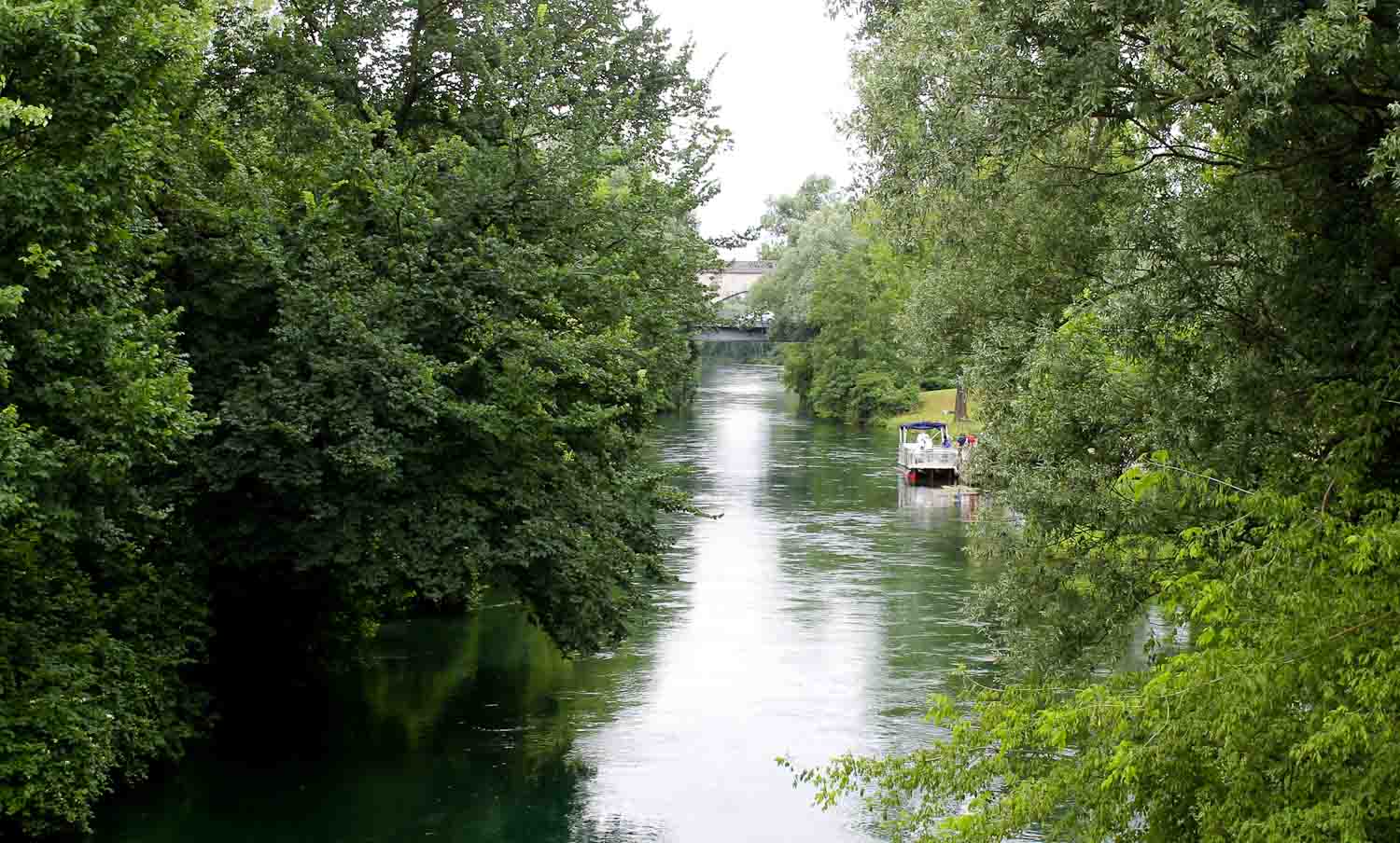 Noncello river in Pordenone