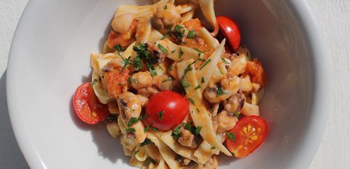 Pasta with seafood - Italian Notes