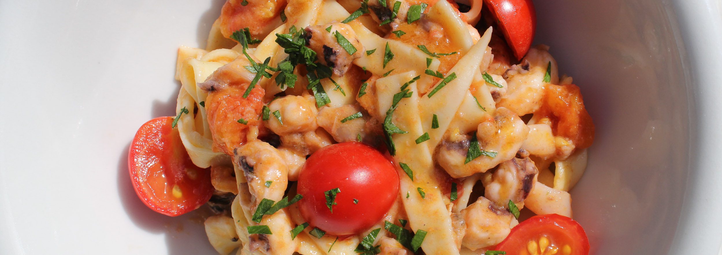 Pasta with seafood - Italian Notes