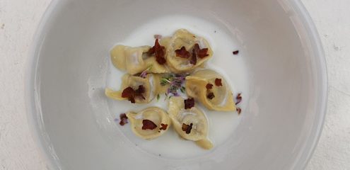 Tortellini in Parmesan Cream - Italian Notes