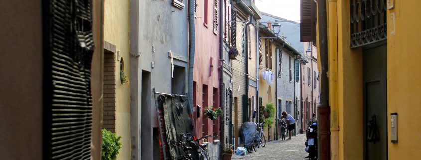 Piattelletti neighbourhood in Fano in Le Marche -Italian Notes