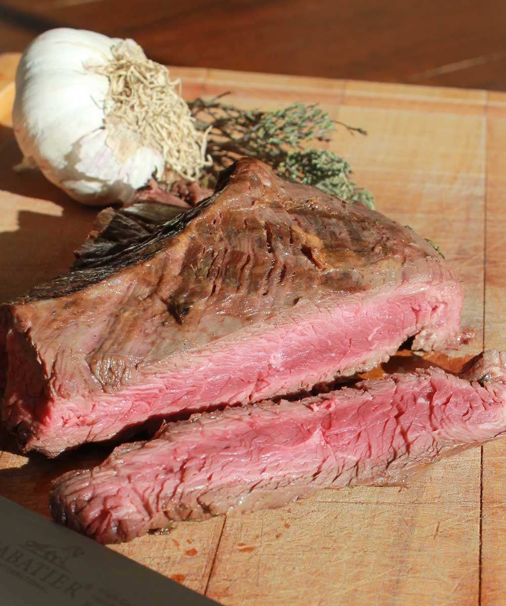 Marinated grilled flank steak - Italian Notes