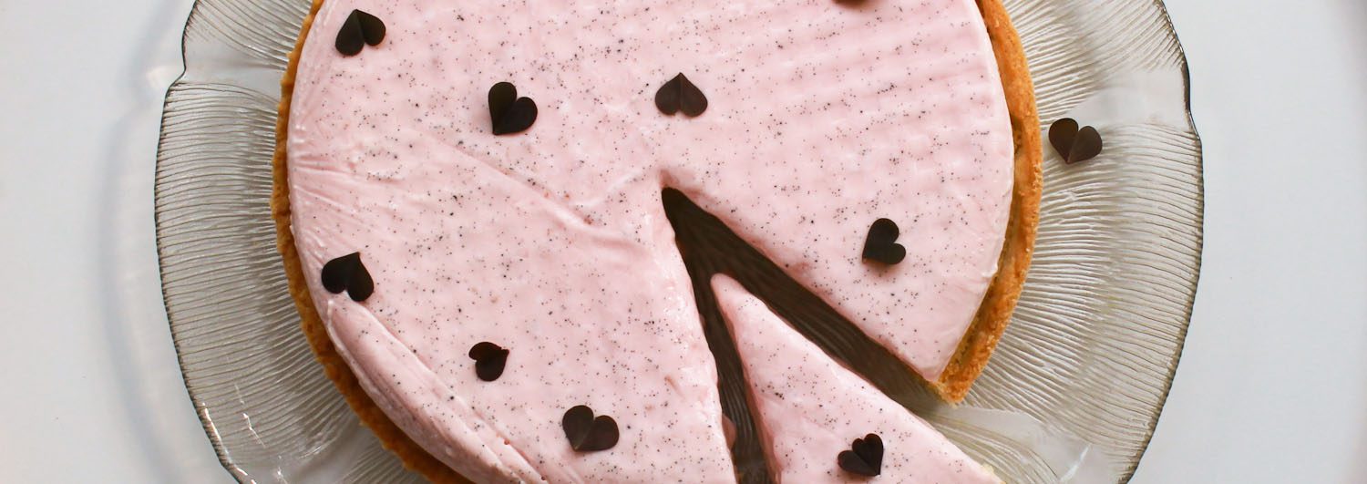 Bakewell Tart with Rhubarb Mousse - Italian Notes