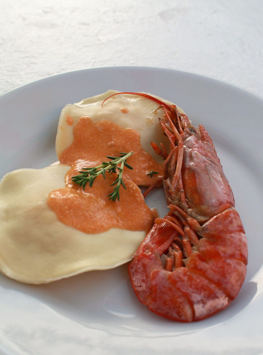 Crayfish ravioli - Italian Notes