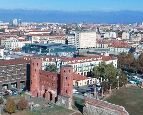 The Palatine Gate in Turin