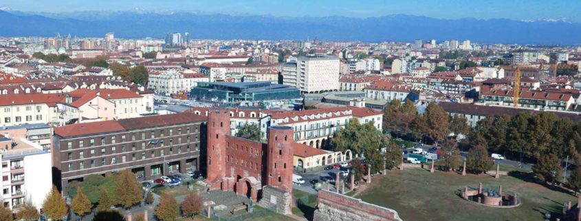 The Palatine Gate in Turin