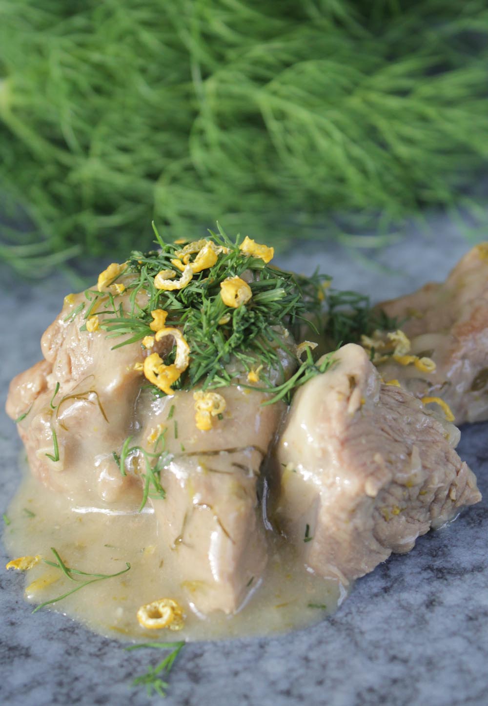 lamb stew with dill - Italian Notes
